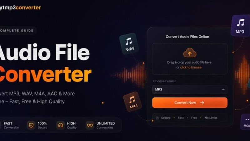 Audio File Converter: Convert MP3, WAV, M4A, AAC & More Online (Complete Guide)