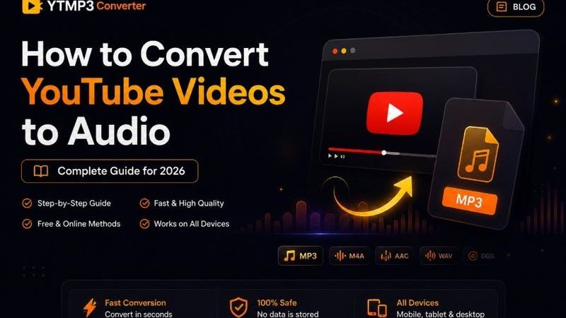How to Convert YouTube Videos to Audio (2026 Guide)