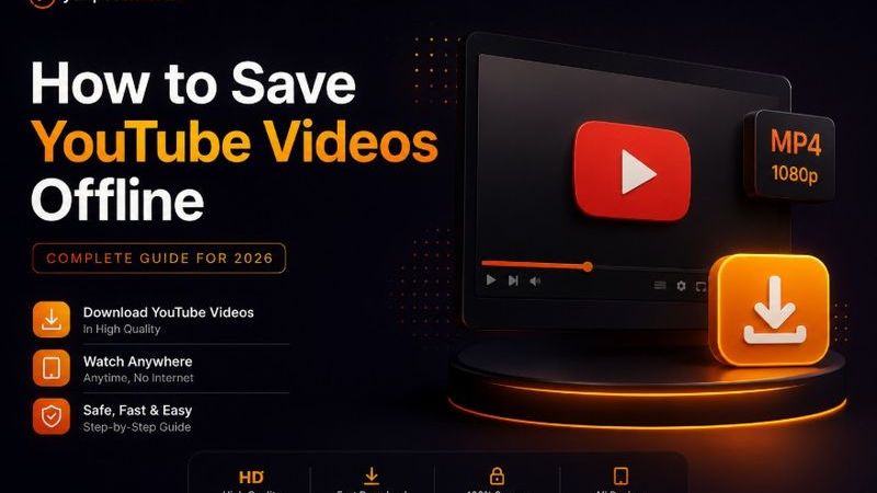 How to Save YouTube Videos Offline (2026 Guide)