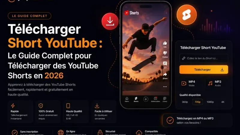 Télécharger Short YouTube : guide complet 2026
